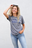 TEXAS FOREVER® Unisex T-Shirt - Grey + Navy