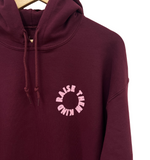 'RAISE THEM KIND' hoodie - MAROON