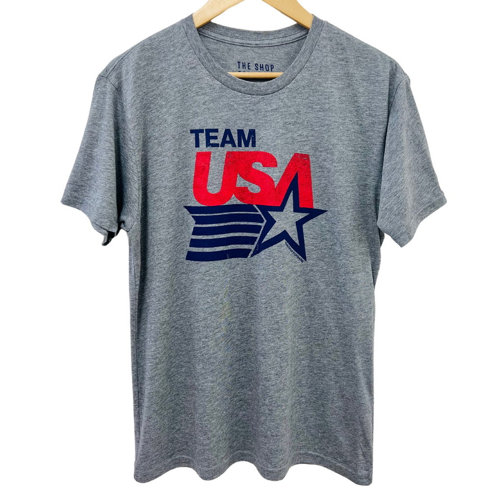 'TEAM USA' Unisex Tee - Grey