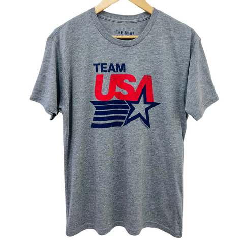 'TEAM USA' Unisex Tee - Grey