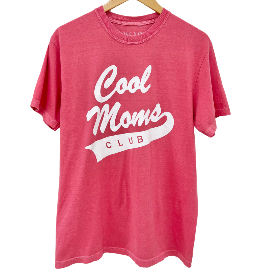'COOL MOMS CLUB' Tee - WATERMELON