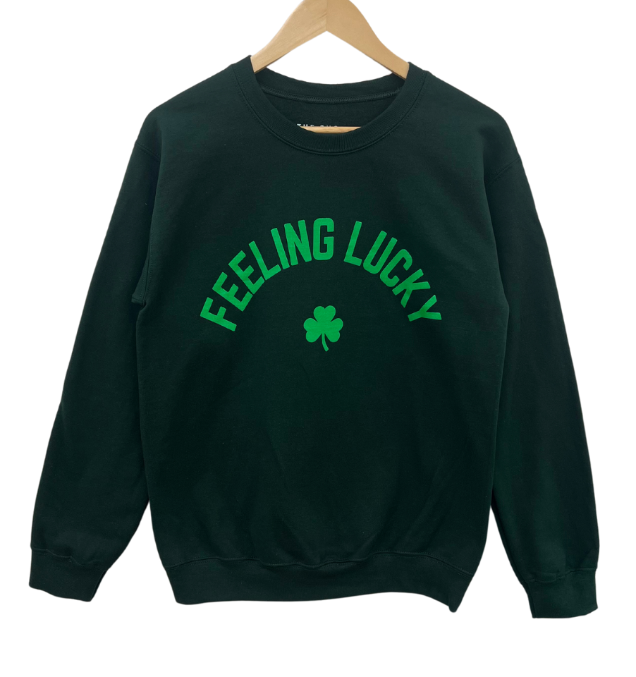 'FEELING LUCKY' UNISEX PULLOVER