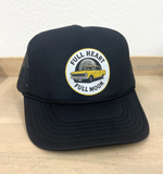 FULL HEART FULL MOON Foam Trucker Hat - BLACK