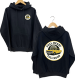FULL HEART FULL MOON Unisex Hoodie - BLACK