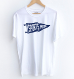 'SPORTS MOM' Tee - WHITE