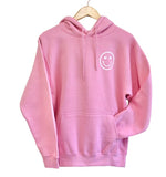 'You are Loved' Happy Face Hoodie - Pink