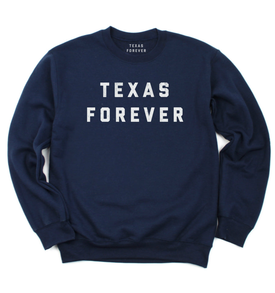Texas Forever® Unisex Fleece Pullover - Navy Texas Forever® Unisex Fleece Pullover - Navy