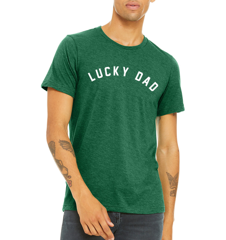 'LUCKY DAD' UNISEX TEE