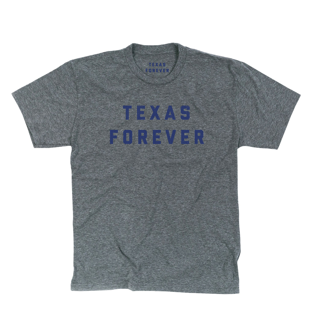 TEXAS FOREVER® Unisex T-Shirt - Grey + Navy TEXAS FOREVER® Unisex T-Shirt - Grey + Navy