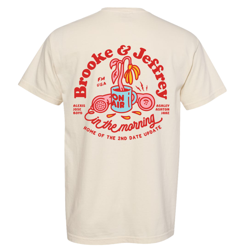 Brooke & Jeffrey Unisex T-Shirt - Ivory