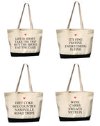*NEW* 4 THINGS® Personalized Heart Tote Bag (Custom Pre-Order)