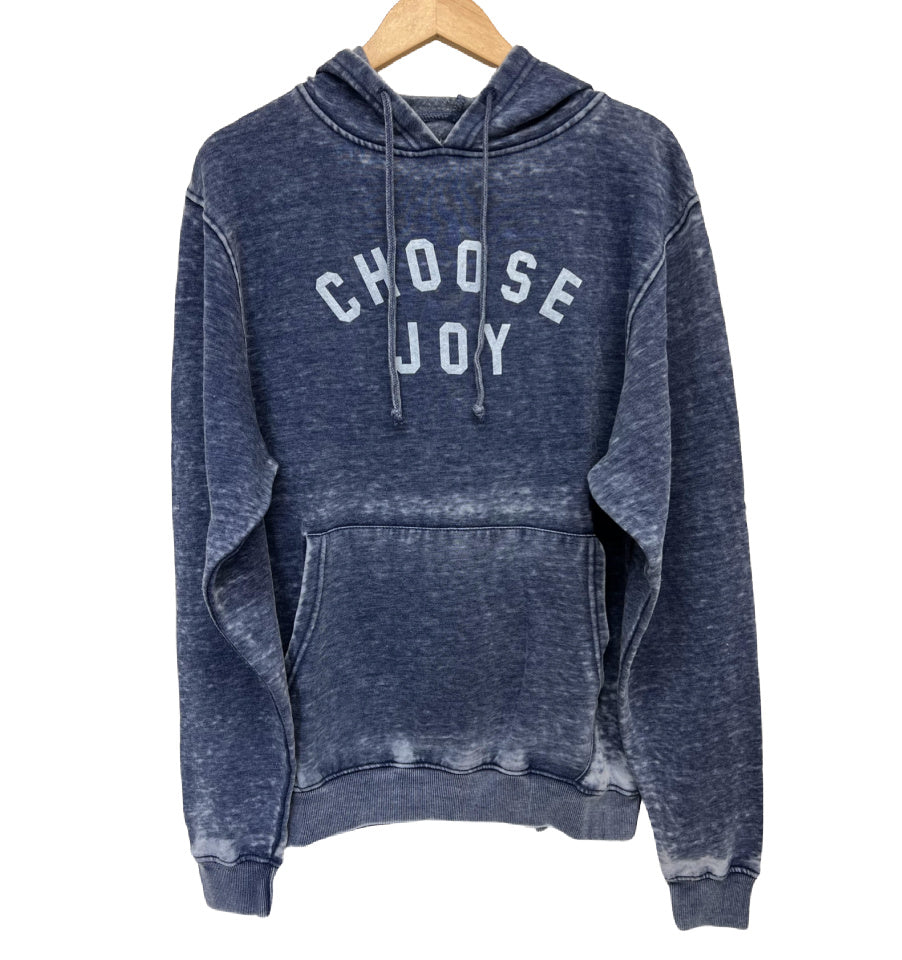 'CHOOSE JOY' UNISEX BURNOUT HOODIE