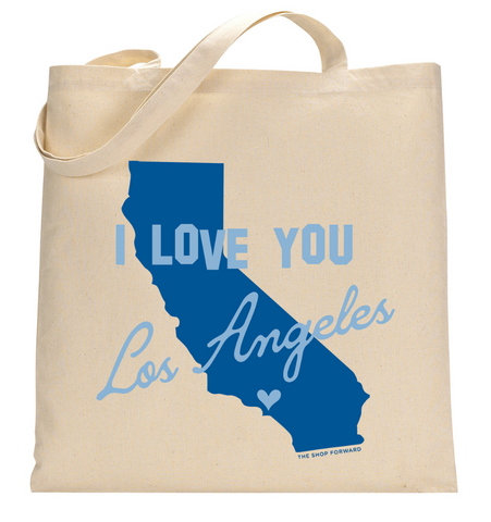 'I LOVE YOU LOS ANGELES' Canvas Tote