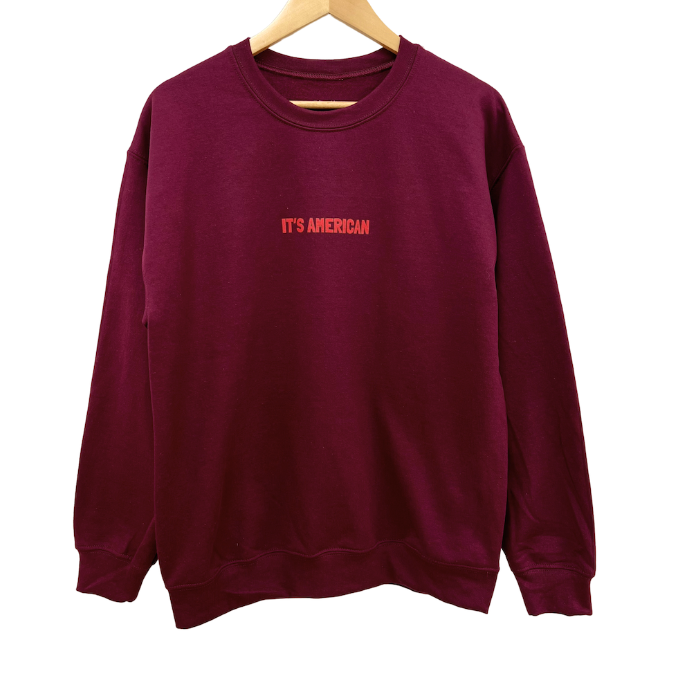 *NEW* PIMPINJOY Lady Liberty Unisex Pullover - Maroon