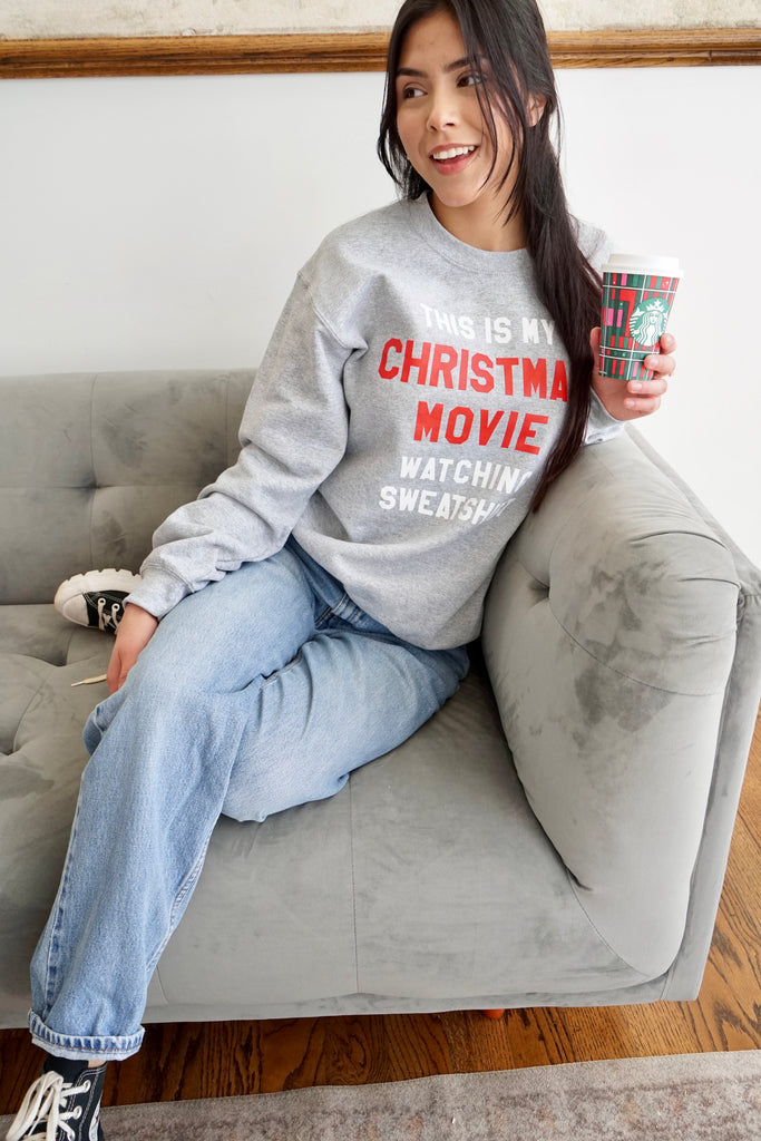 Christmas Movie Watching Sweatshirt