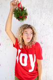 'JOY' Unisex Tee - Red