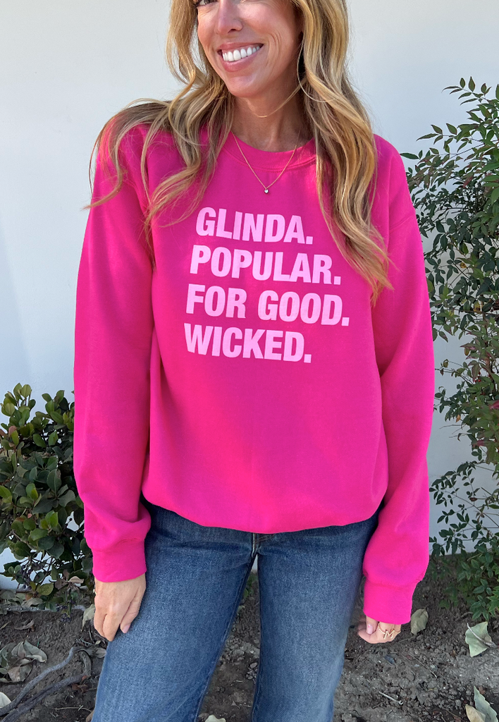 4 Things® 'GLINDA' Unisex Pullover Sweatshirt - Pink