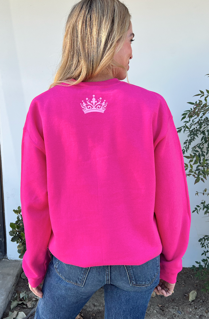 4 Things® 'GLINDA' Unisex Pullover Sweatshirt - Pink