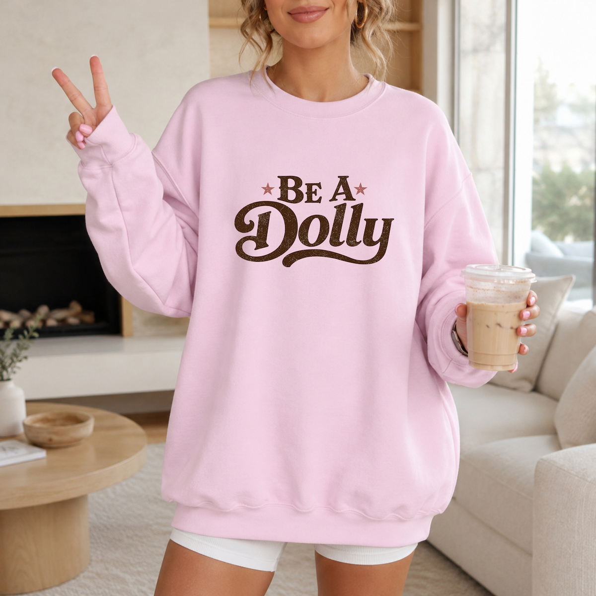 'BE A DOLLY' UNISEX PULLOVER