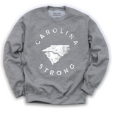 CAROLINA STRONG Unisex Pullover Sweatshirt - Heather Grey