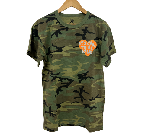 IT'S COOL TO BE KIND' UNISEX TEE - CAMO