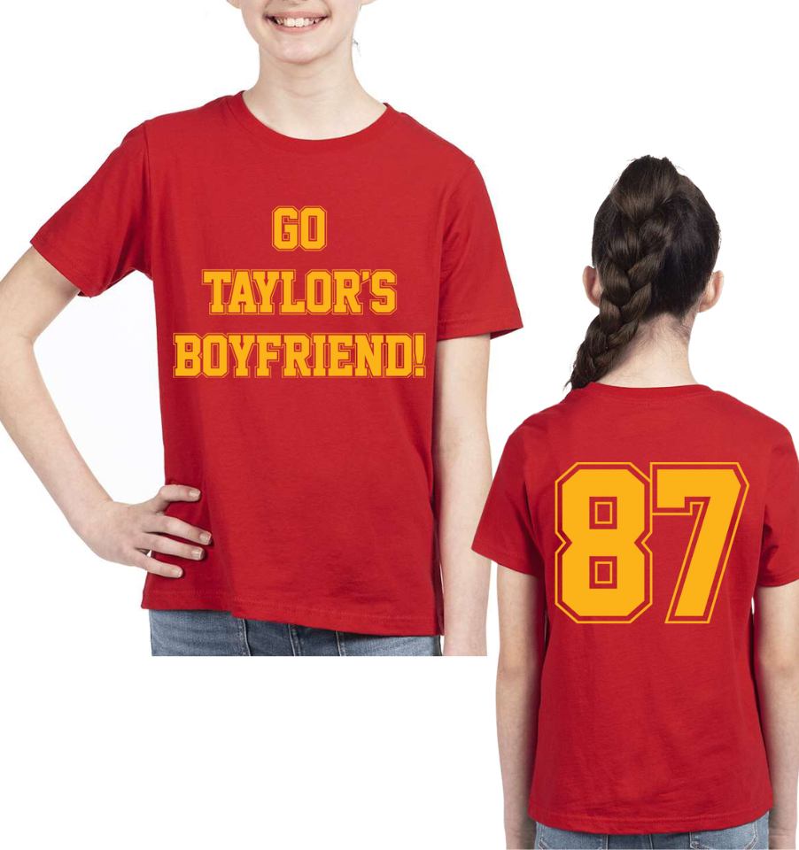 'GO TAYLOR'S BOYFRIEND' KIDS TEE