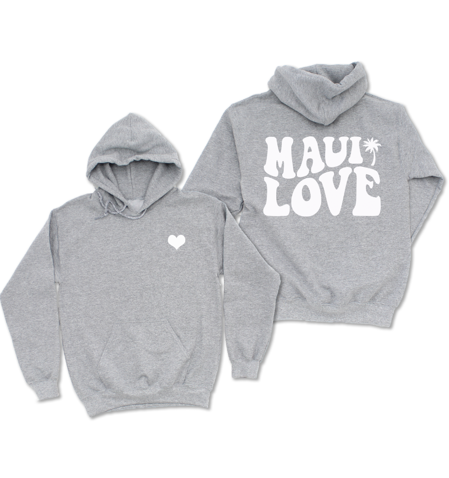 'MAUI LOVE' UNISEX HOODIE