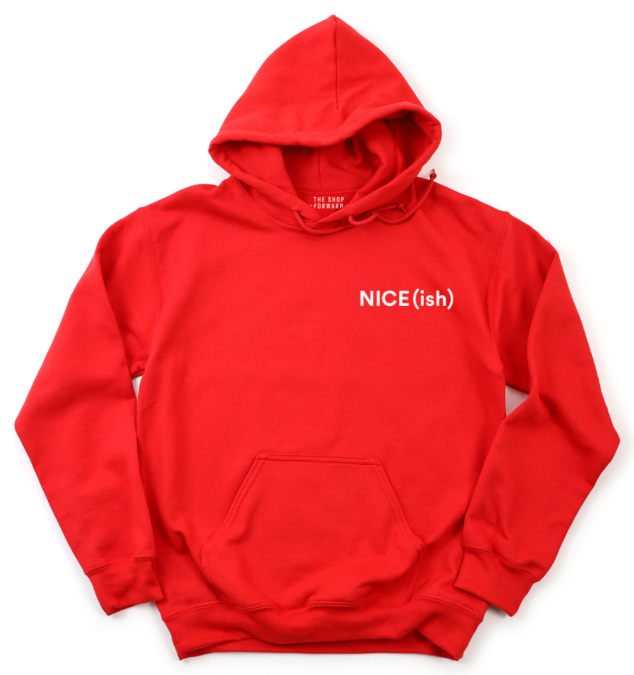 'NICE(ish)' UNISEX HOODIE
