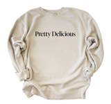 FOOD DOLLS 'PRETTY DELICIOUS' PULLOVER - CREAM