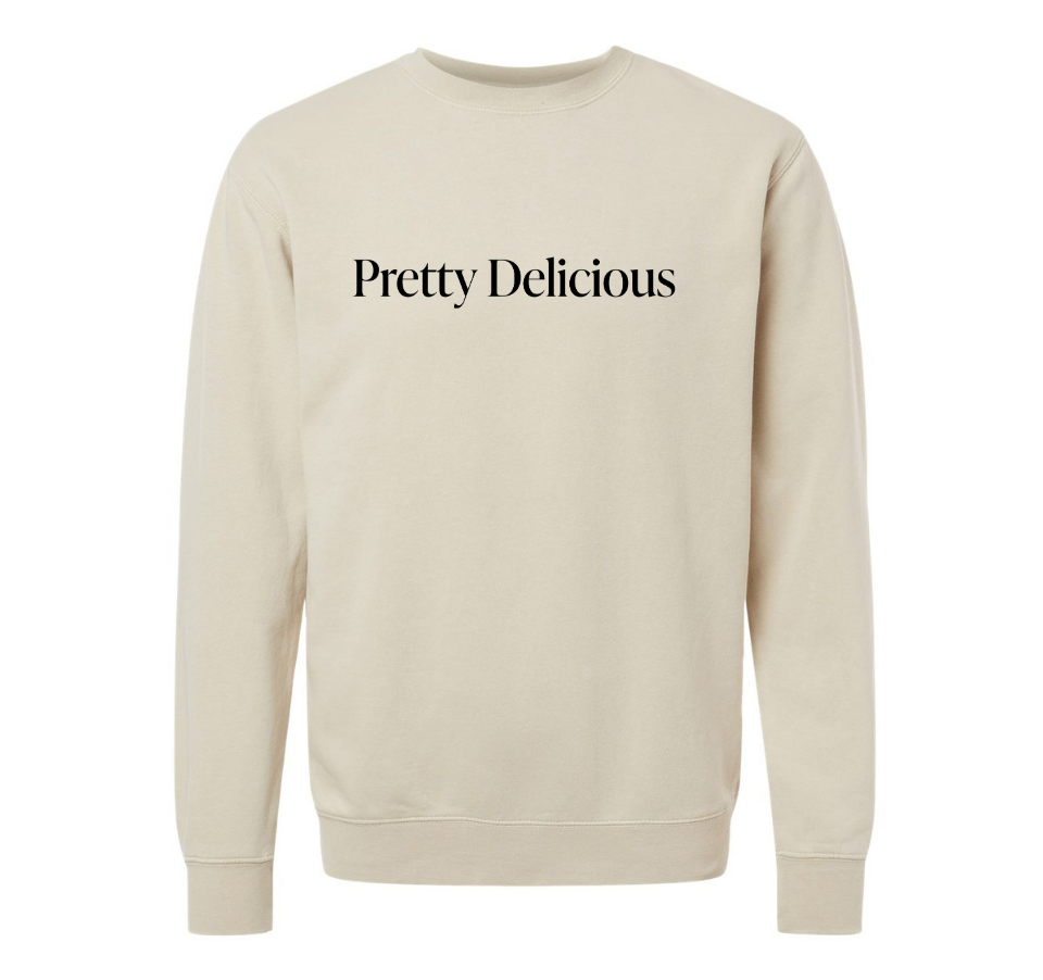 FOOD DOLLS 'PRETTY DELICIOUS' PULLOVER - CREAM