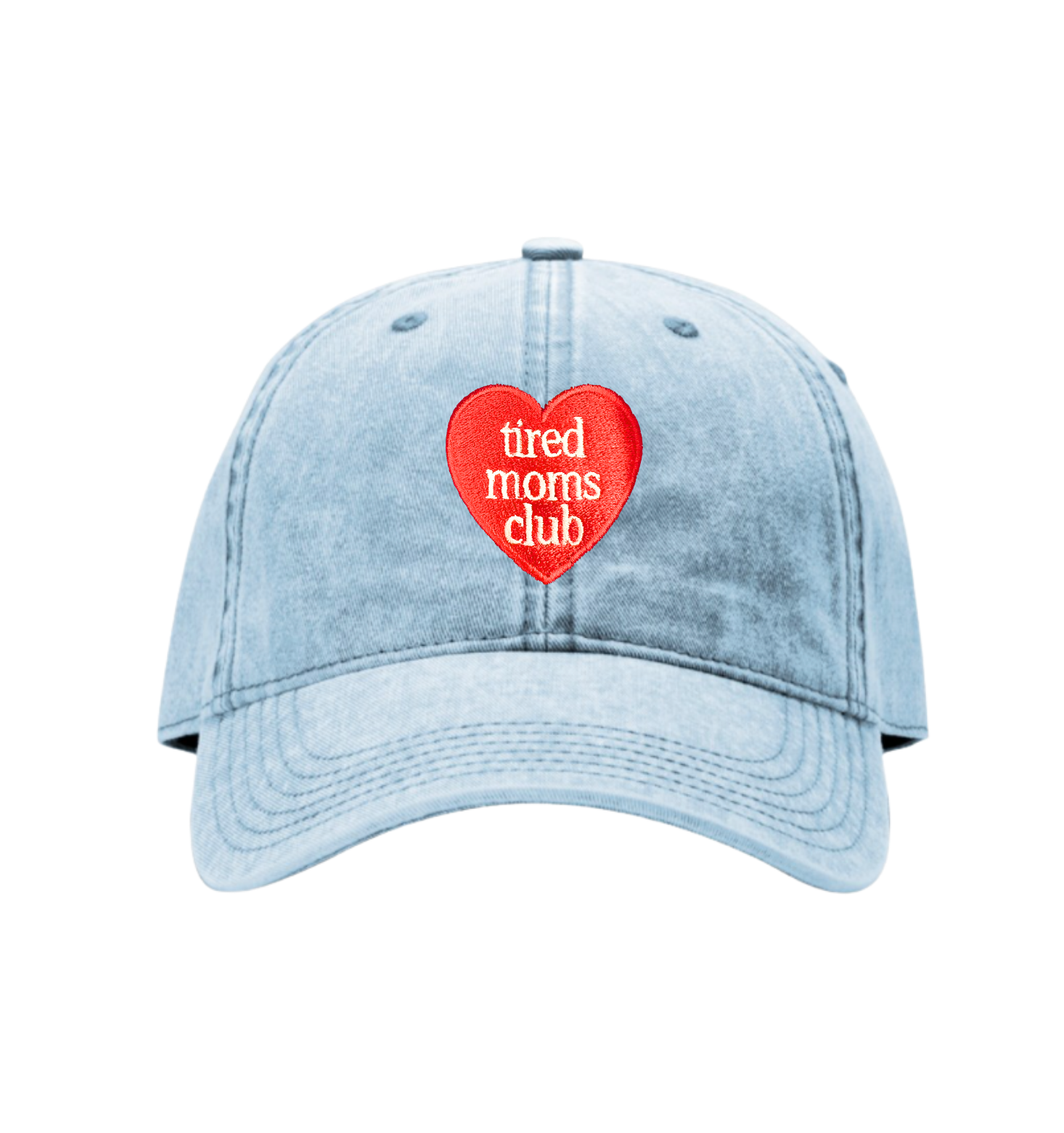 'tired moms club' DENIM HAT