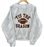 'TIS THE SEASON' FOOTBALL MOCKNECK BOXY PULLOVER