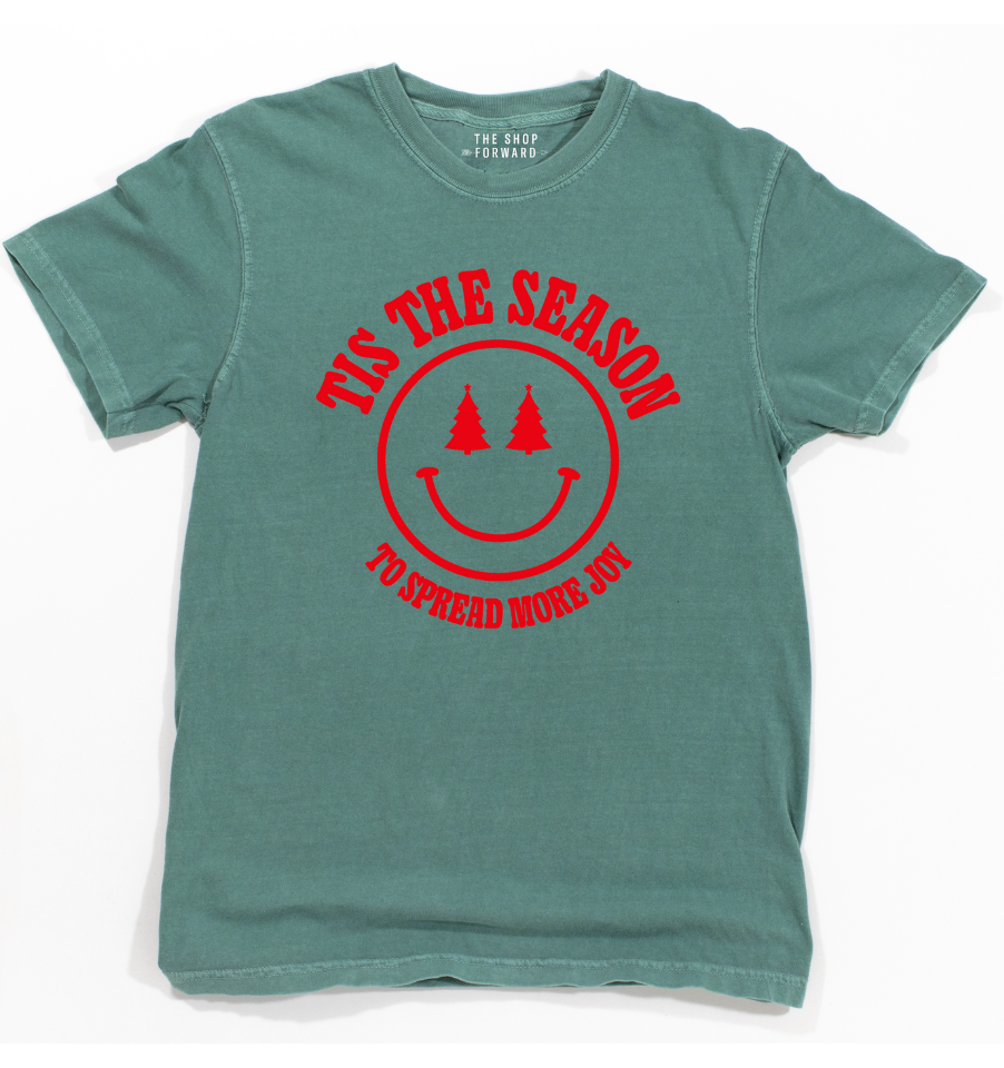 'TIS THE SEASON TO SPREAD MORE JOY' UNISEX TEE
