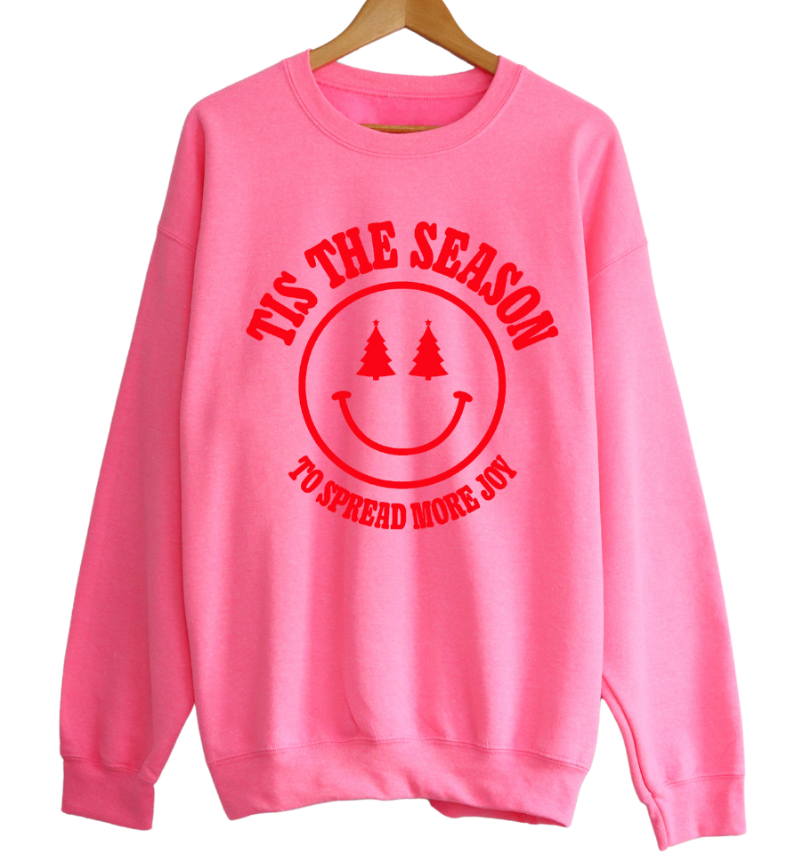 'TIS THE SEASON TO SPREAD MORE JOY' UNISEX PULLOVER