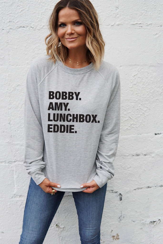 4 Things® Bobby Bones Show Lightweight Pullover - Heather Grey