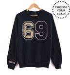 60'S BORN YEAR® UNISEX PULLOVER - CHOOSE YOUR YEAR! (60-69)