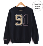90'S BORN YEAR® UNISEX PULLOVER - CHOOSE YOUR YEAR! (90-99)