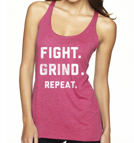 'FIGHT. GRIND. REPEAT.' WOMEN'S TANK TOP