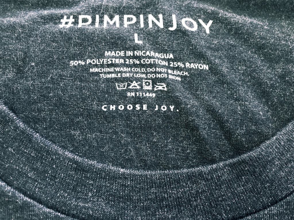 Adult #PIMPINJOY T-Shirt - Black