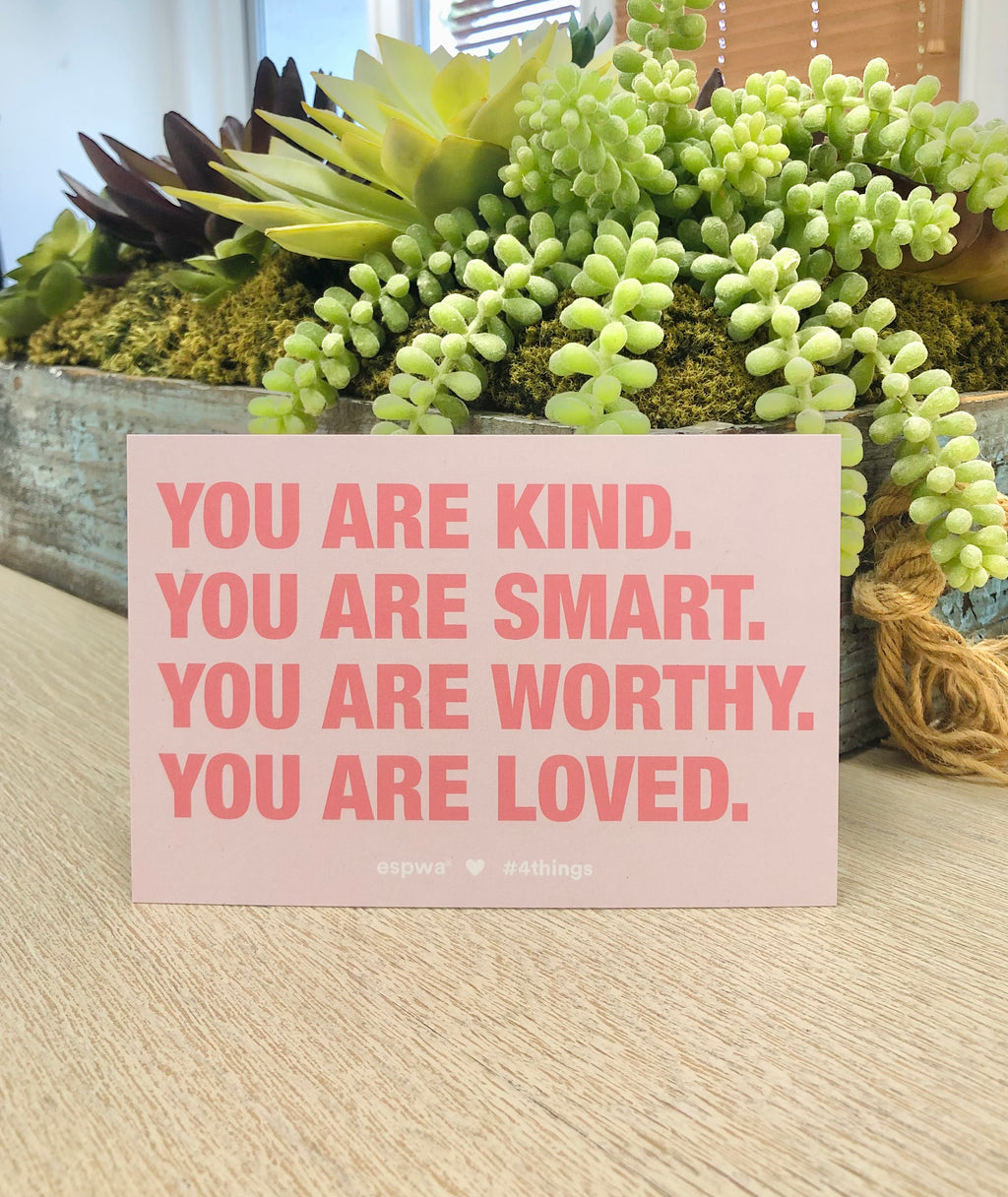 4 THINGS® AFFIRMATION NOTECARD SET