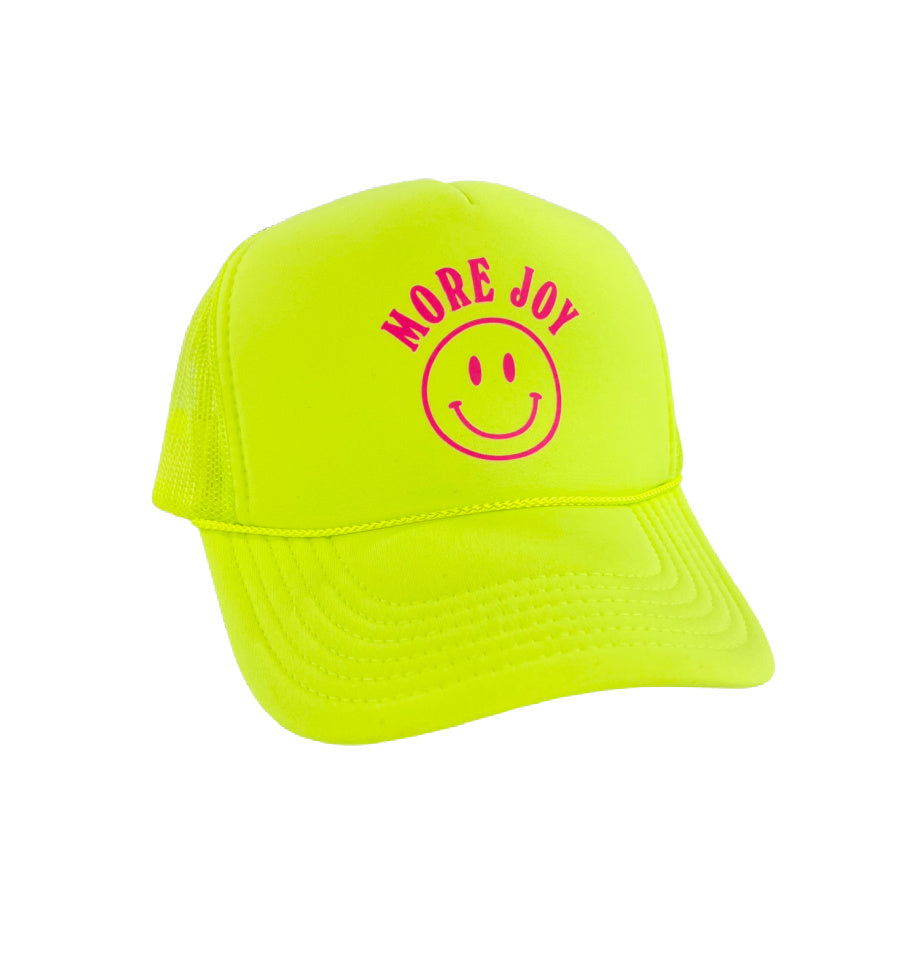 'MORE JOY' Foam Trucker Hat