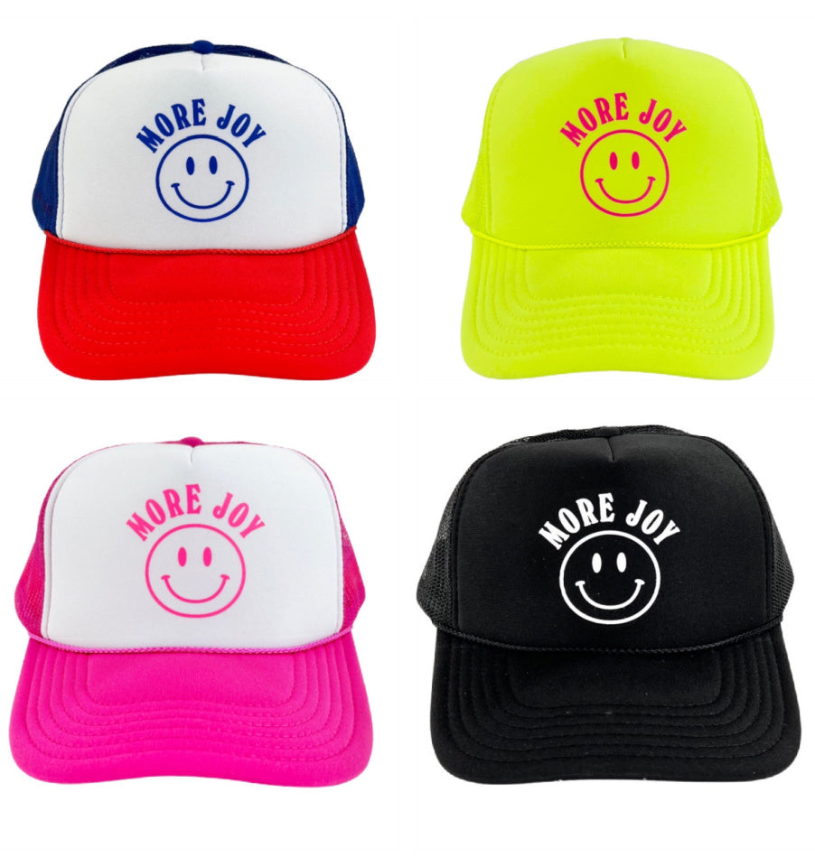 'MORE JOY' Foam Trucker Hat