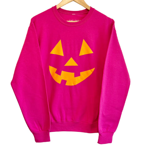 Halloween Pullover - Pink & Orange