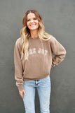 MORE JOY Pullover - Vintage Brown