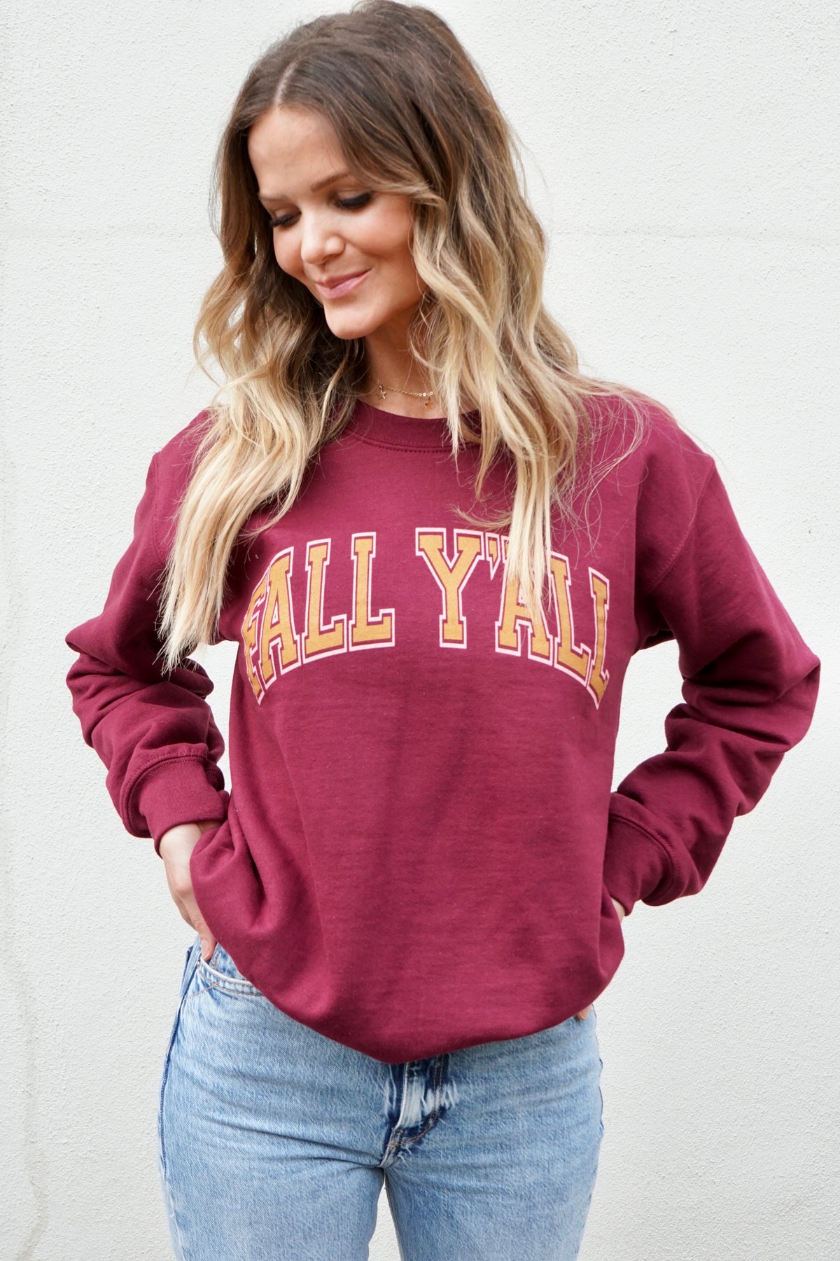 'FALL Y'ALL' Unisex Pullover