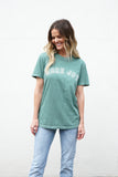 MORE JOY Unisex Tee - Vintage Forest Green