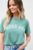 MORE JOY Unisex Tee - Vintage Forest Green