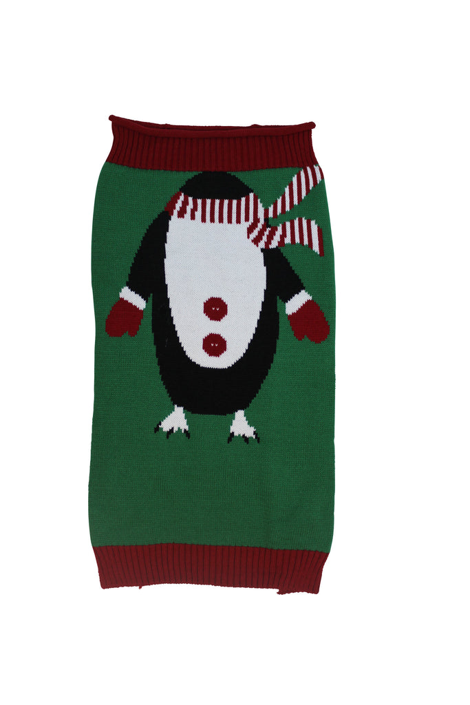 Ugly Christmas Dog Sweater - Penguin