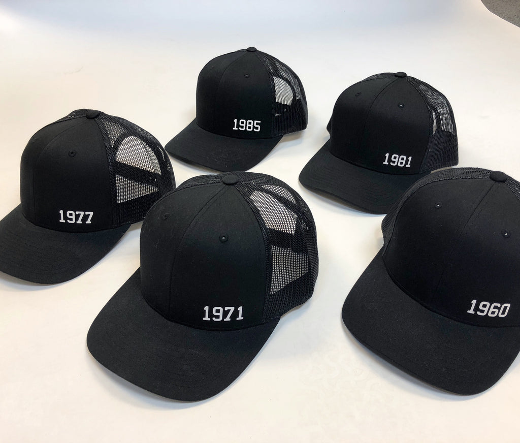 Born Year® Hat - Black (Choose Your Year!)