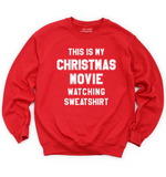 Christmas Movie Watcher Fleece Sweatshirt